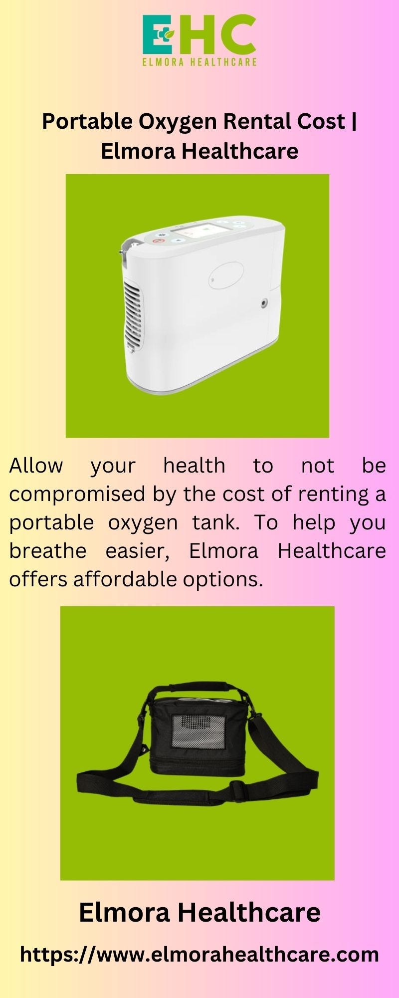 Portable Oxygen Rental Cost Elmora Healthcare Elmora Healthcare