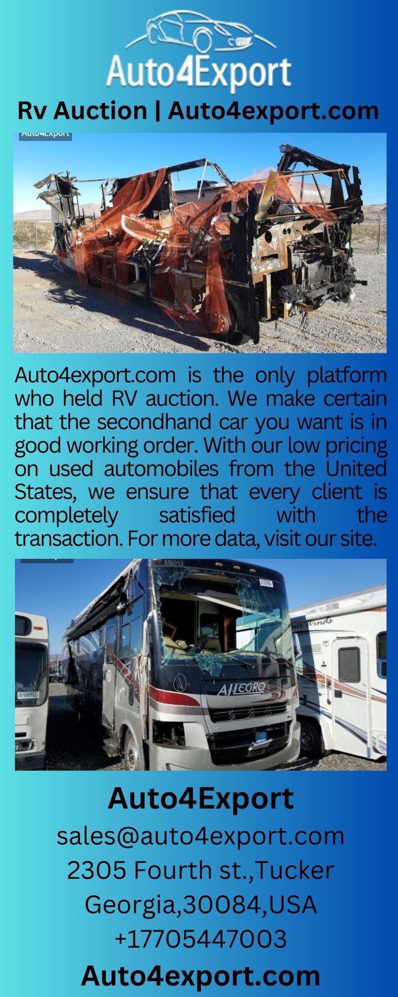 Salvage Cars for Sale  Auto4export.com - Autoexport - Medium