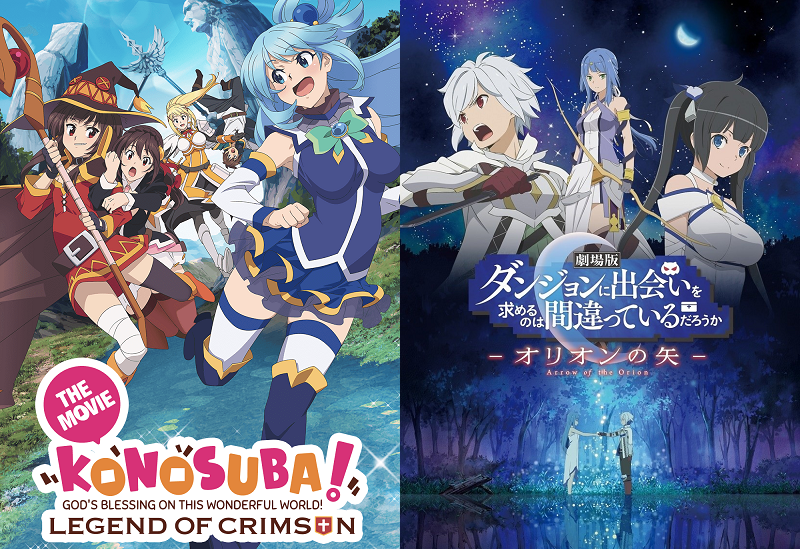 Filme anime de KonoSuba em Julho de 2019