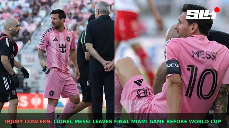 Lionel Messi Leaves Final Miami Game Before World Cup With Possible Injury Concern