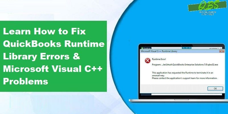 How to Resolve Microsoft Visual C++ Error Library runtime error? | by ...