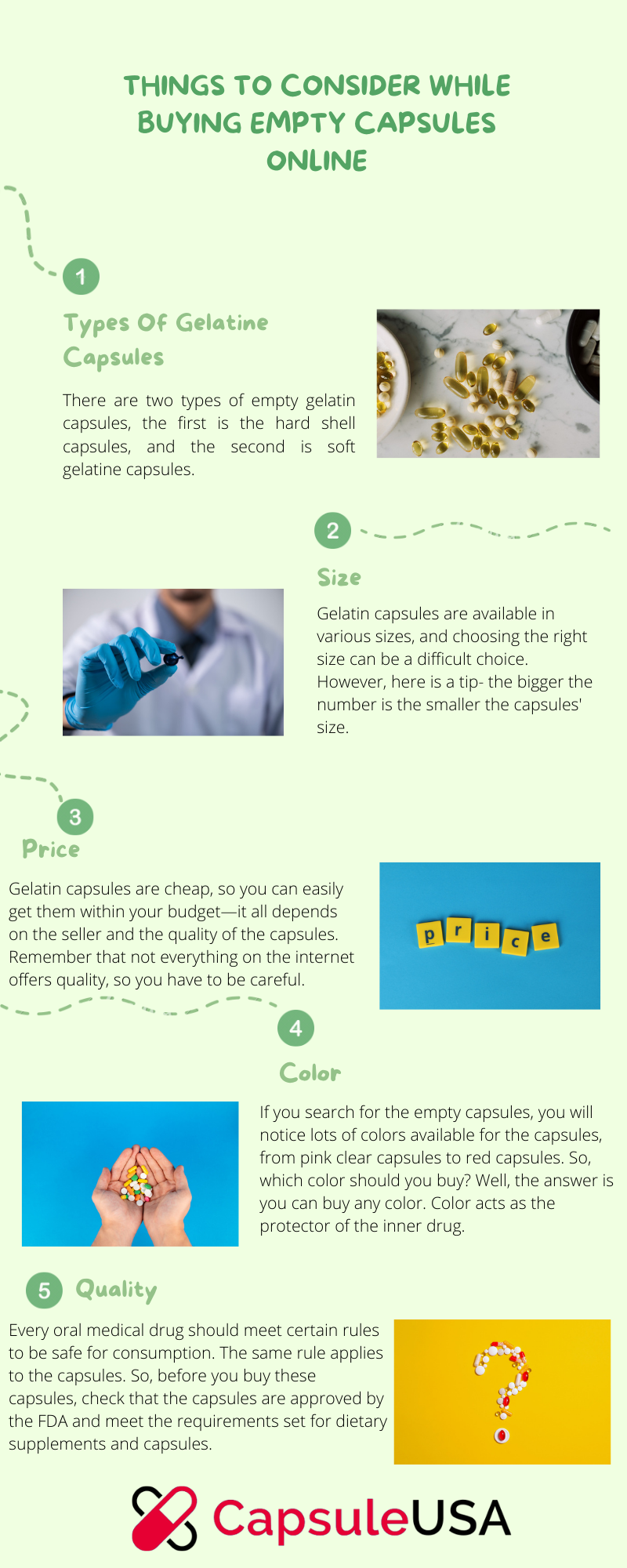 Things to Consider While Buying Empty Capsules Online CapsuleUSA Medium