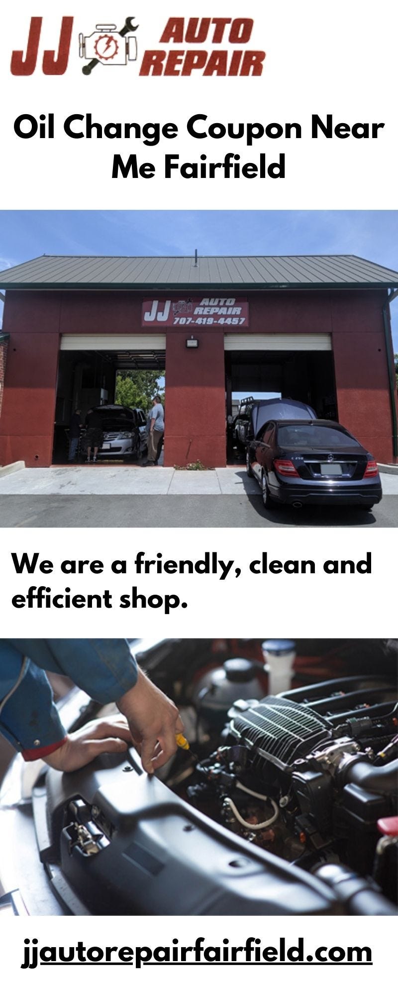 Oil Change Coupon Near Me Fairfield — J J Auto Repair - Jjautorepair ...