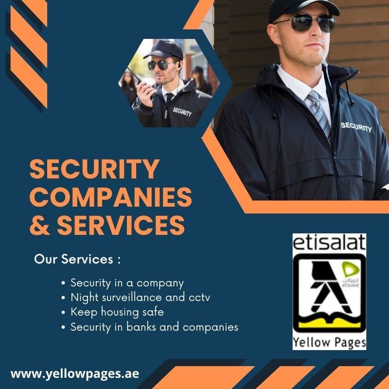 List of Security Companies & Services in UAE Faiza Khan Medium