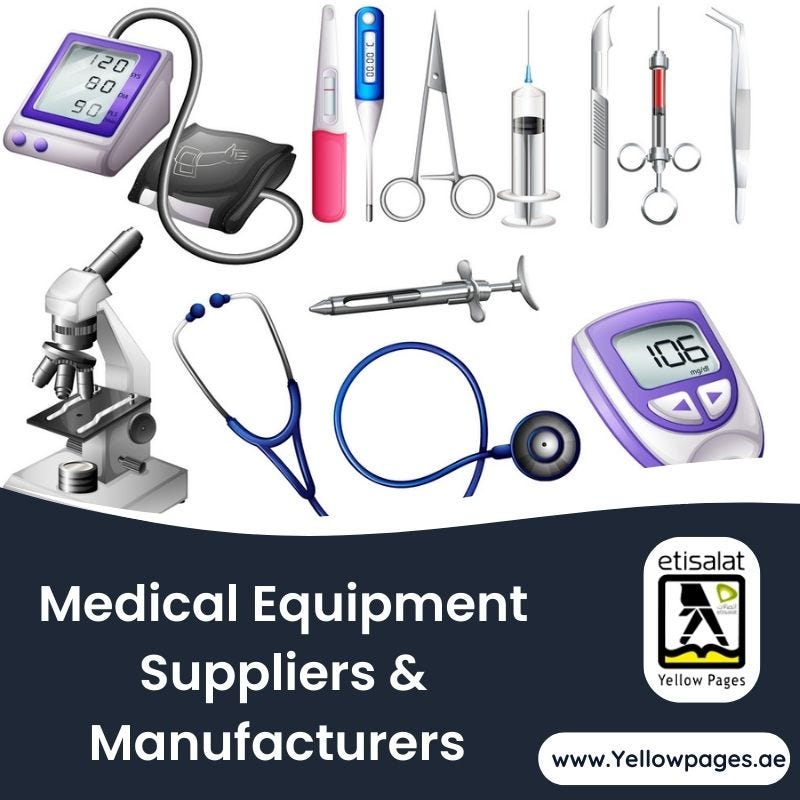 List of Medical Equipment Suppliers & Manufacturers in UAE Vijaykk