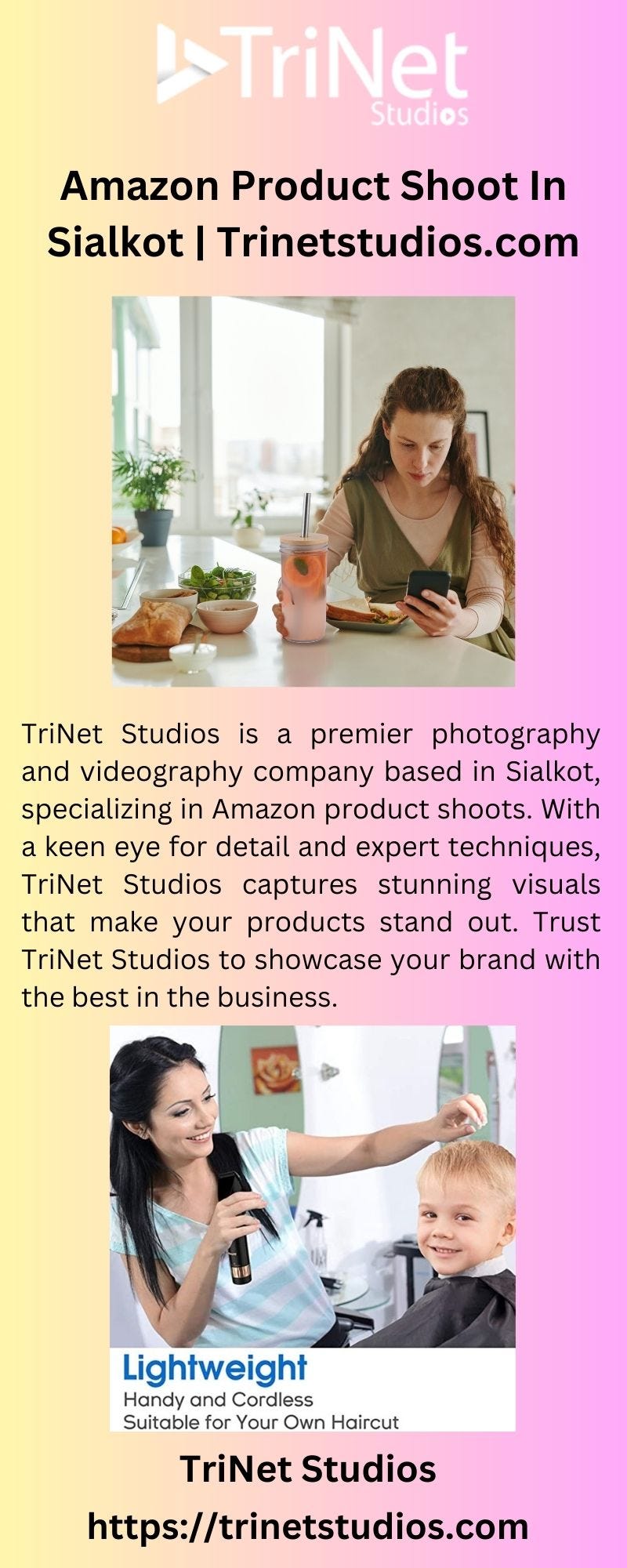 Amazon Product Shoot In Sialkot Studios