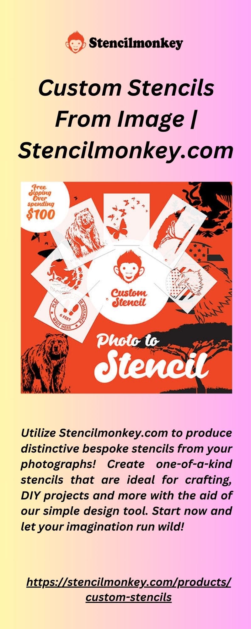 Custom Stencils For Spray Paint  Stencilmonkey.com - stencilmonkey - Medium
