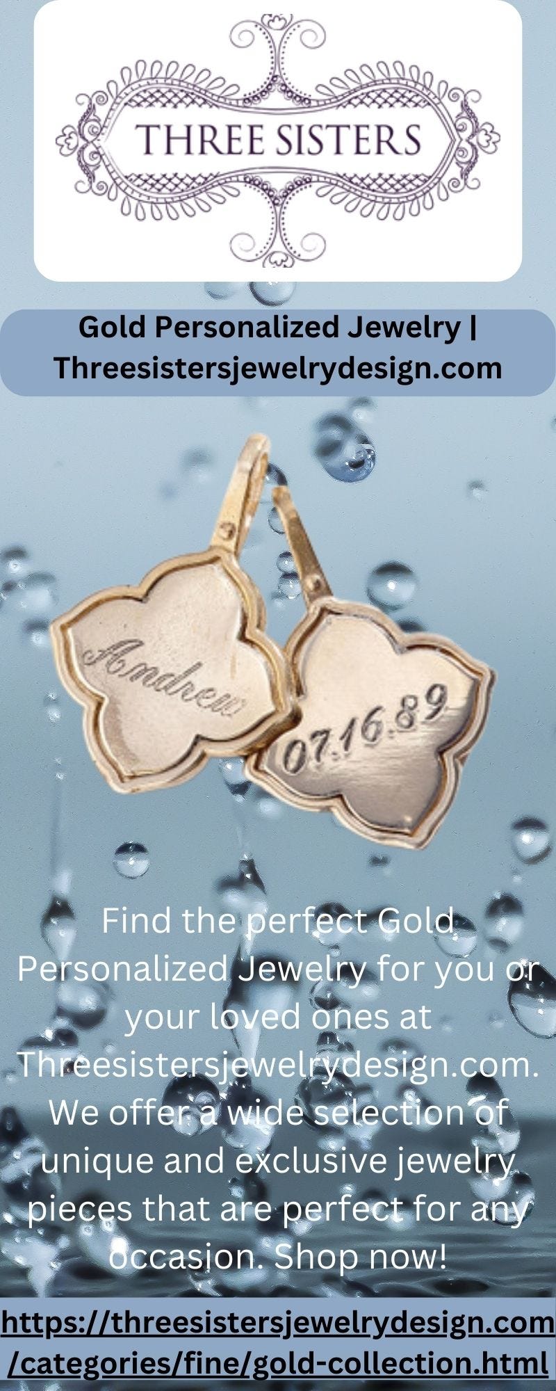 Gold Personalized Jewelry Three