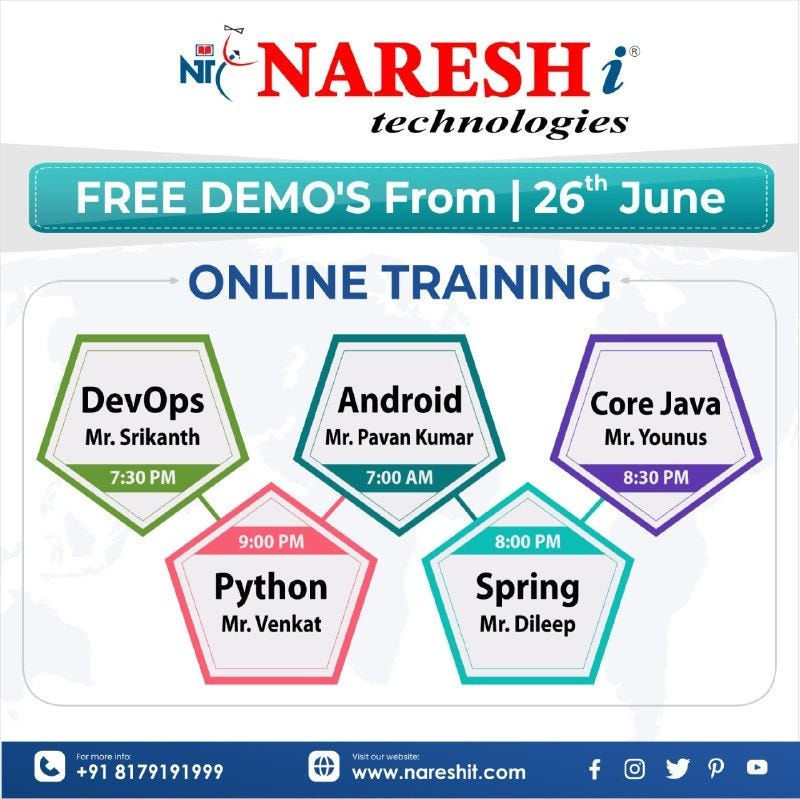 Attend Free Demo on 26th June 2023 by Expert Faculty’s — Naresh IT🛑FREE ...