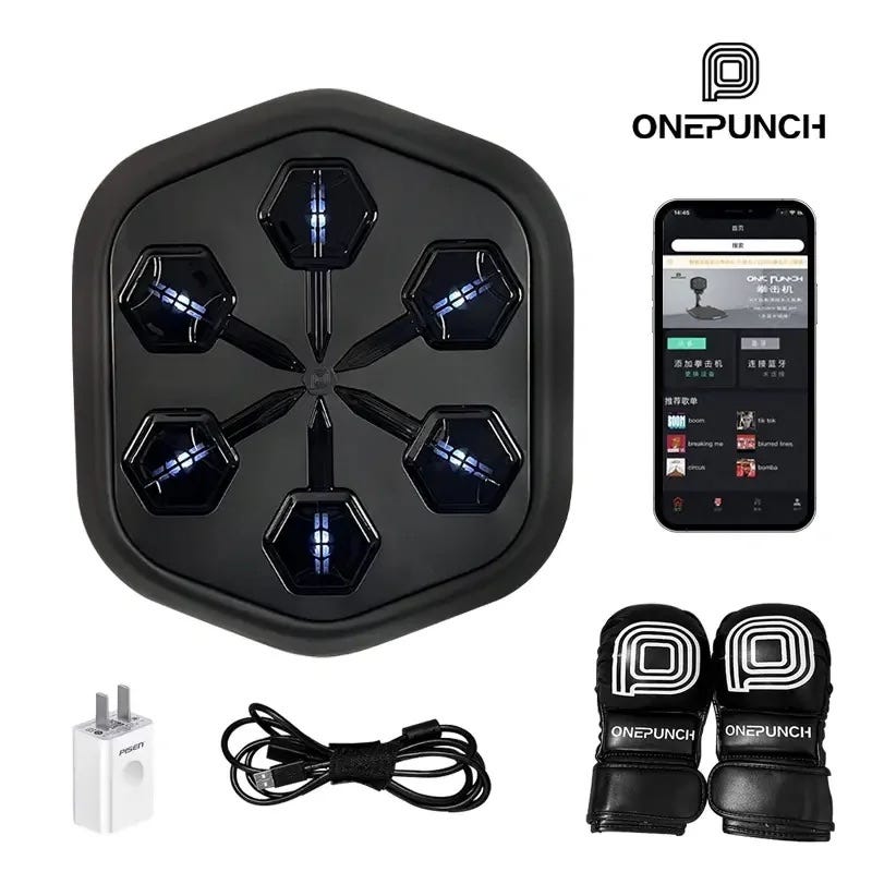 Shop The One-Punch™ Smart Music Boxing Machine with Createsomes.com, by  Createsomes