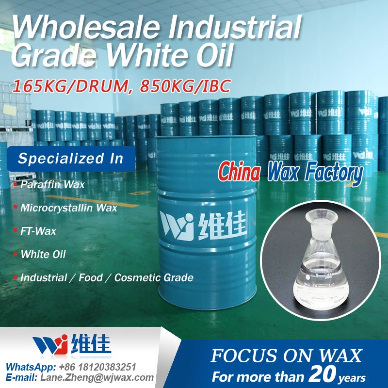 White Industrial Grade White Mineral Liquid Paraffin Oil - China