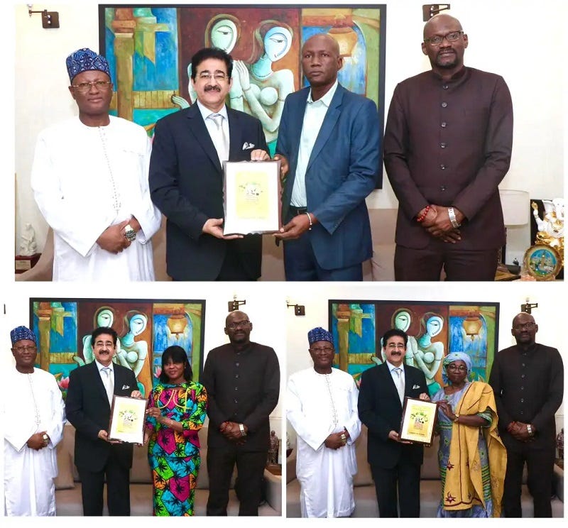Indo Gambia Film and Cultural Forum Met at ICMEI Headquarters | by anil