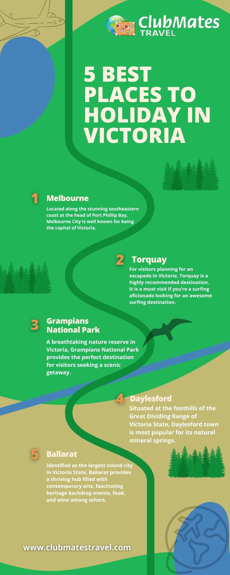 5 BEST PLACES TO HOLIDAY IN VICTORIA — Clubmates Travel Clubmates Travel Medium