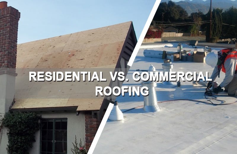 Commercial vs. Residential Roofing What Are the Differences? by