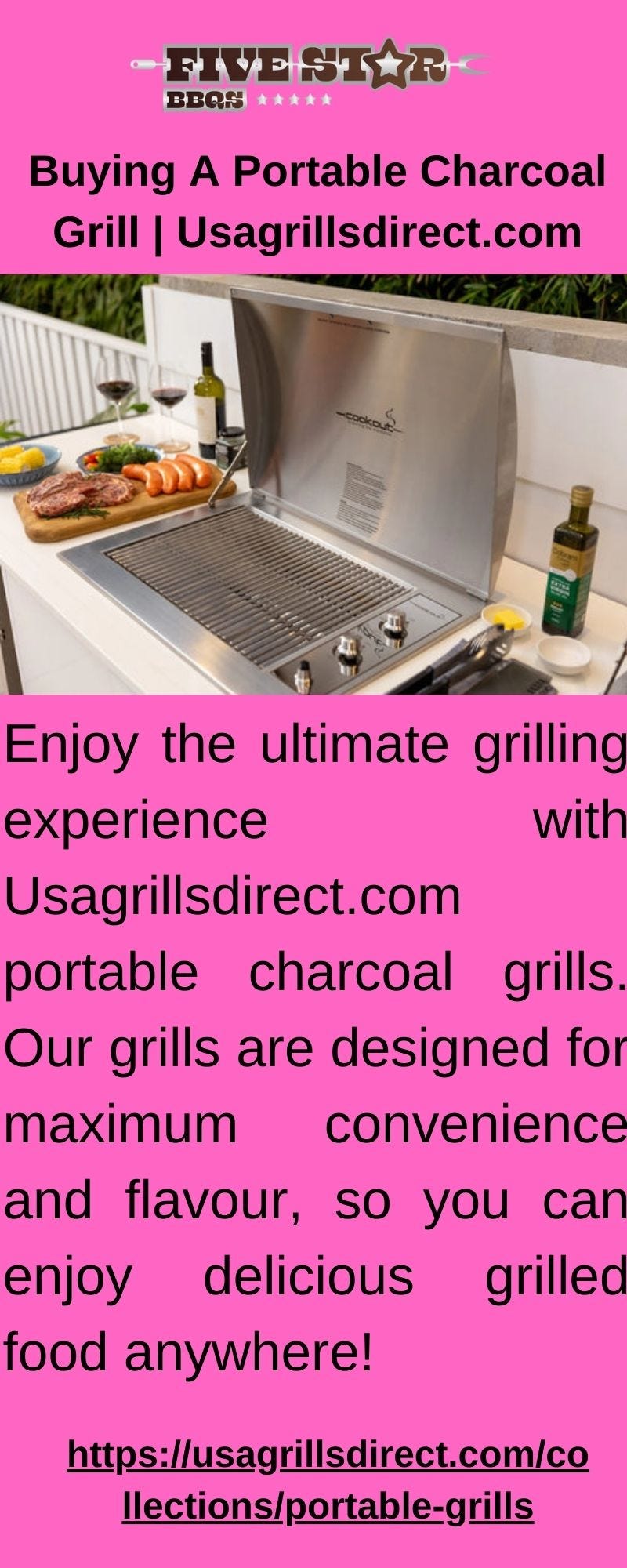 Buying A Portable Charcoal Grill Usagrills