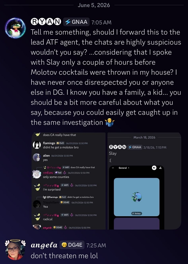 An Interlude with Molotovs and Blackmail
