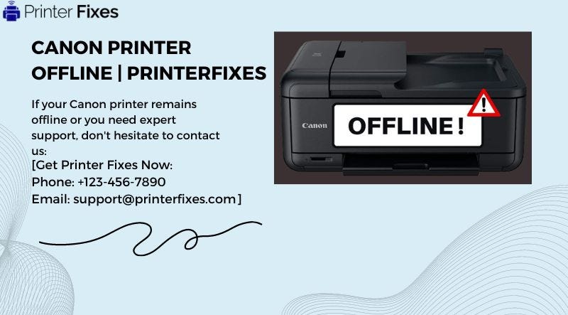 Canon Printer offline | Printerfixes | by Printer Fixes | Medium