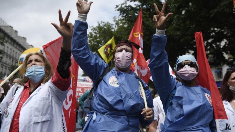 La France augmente son nombre de soignants
