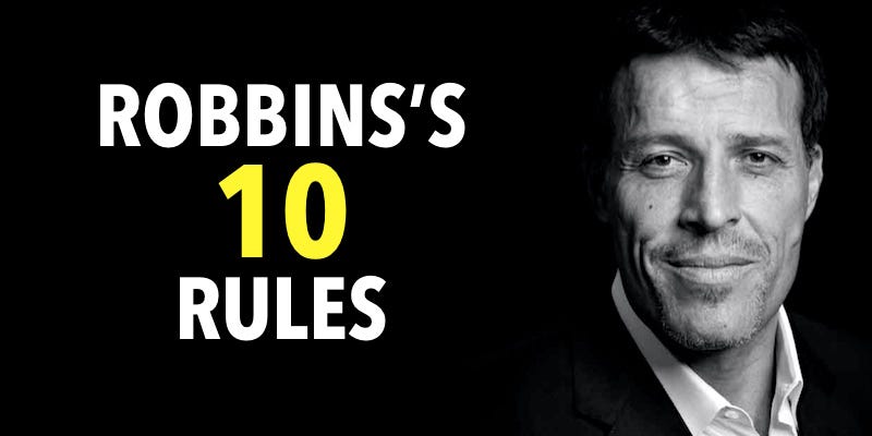 10 Success lessons from Tony Robbins — “Life Coach, Motivational Speaker”  for entrepreneurs | by KnowStartup | Medium