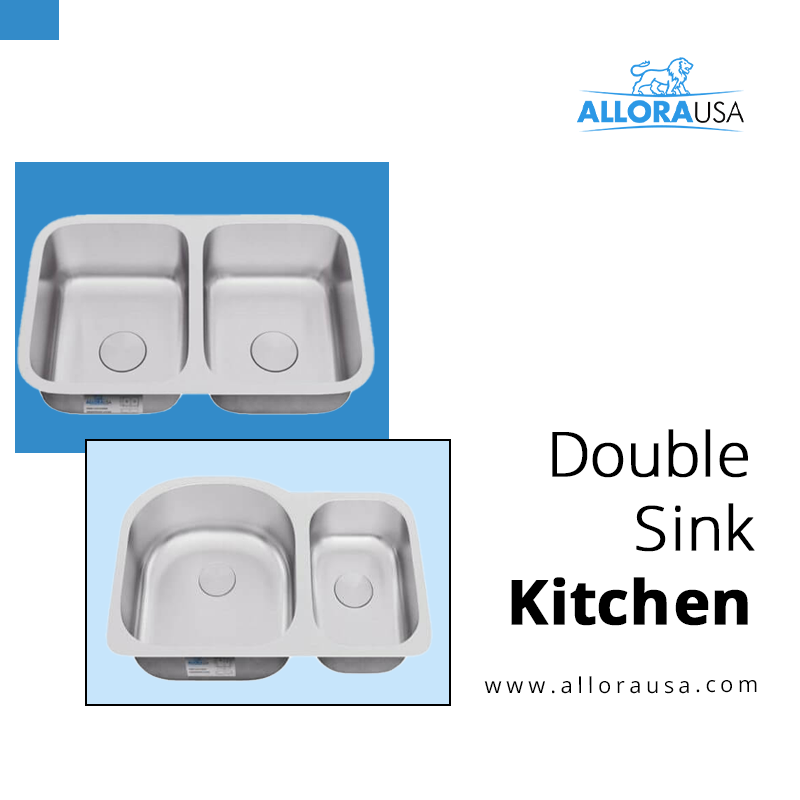 Double Bowl Kitchen Sink. A kitchen sink is an important part of… by