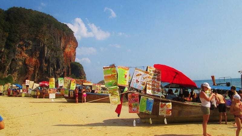 泰國Krabi攀岩行