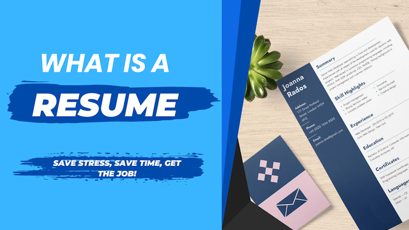 What is a resume Definition Meaning - 1*PYd2MrGkycnAjvJ TRytXw