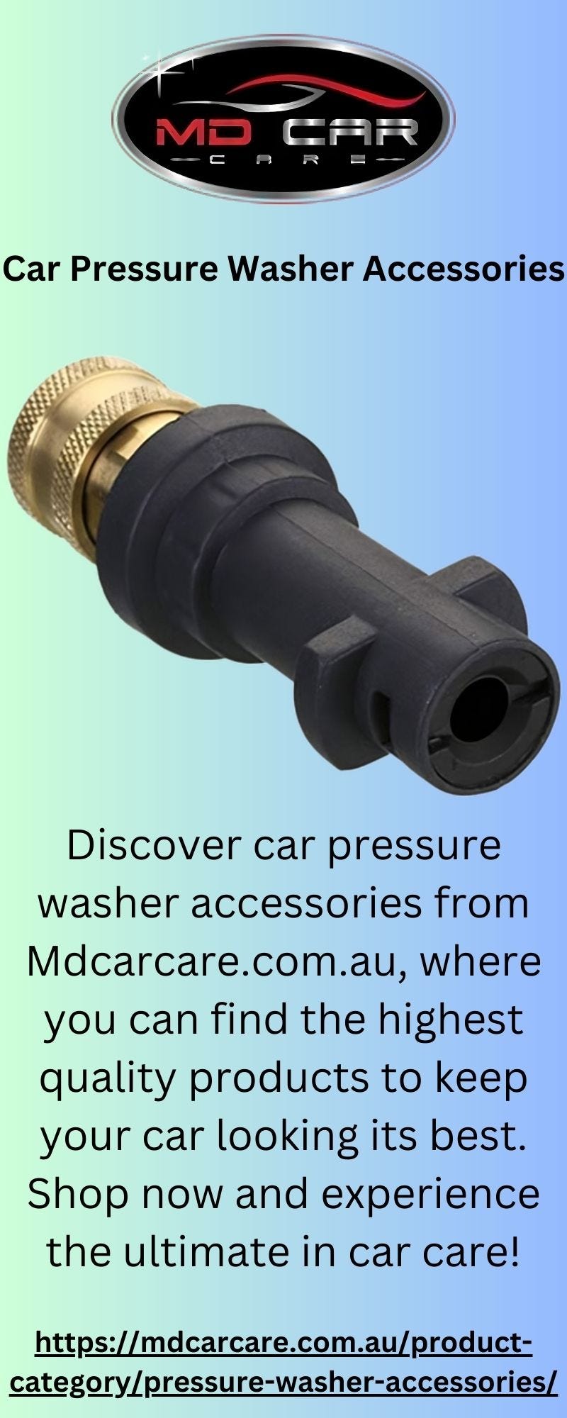Vehicle Pressure Washers & Accessories at