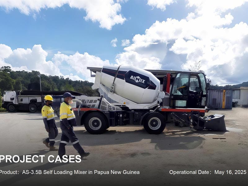 How Portable Self Loading Concrete Mixers Improve Site Efficiency