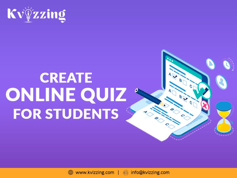 Create Online Quiz for Students Kvizzing Medium