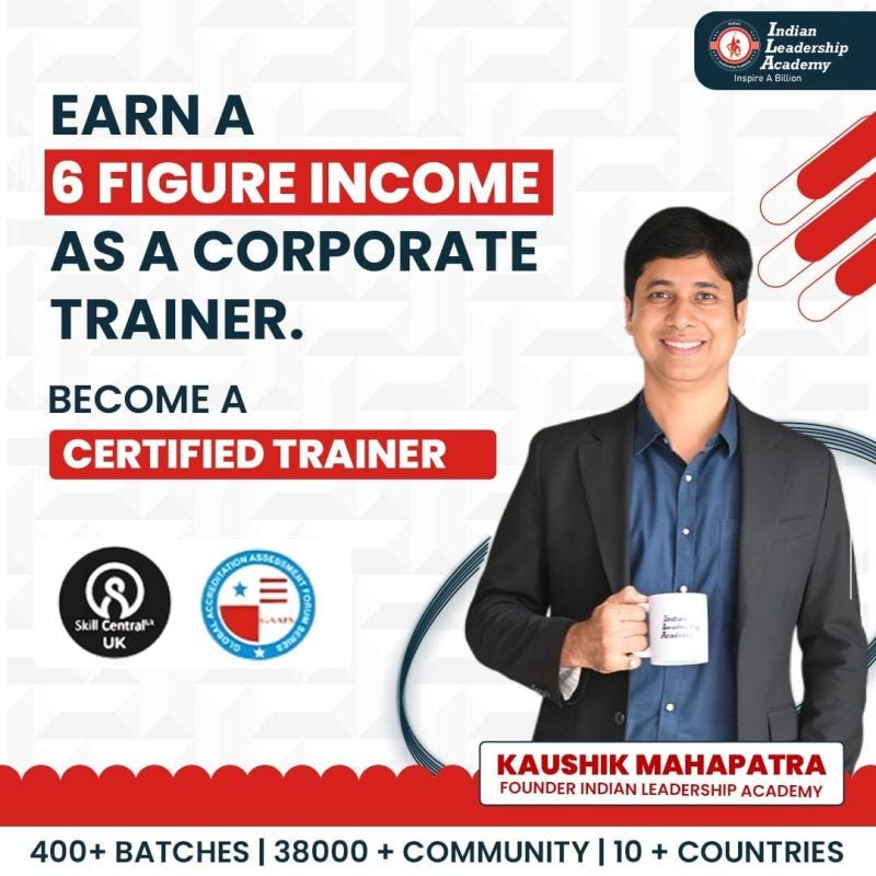 Best Corporate Trainer in India | Top Leadership Trainer Asia & Dubai — Kaushik Mahapatra