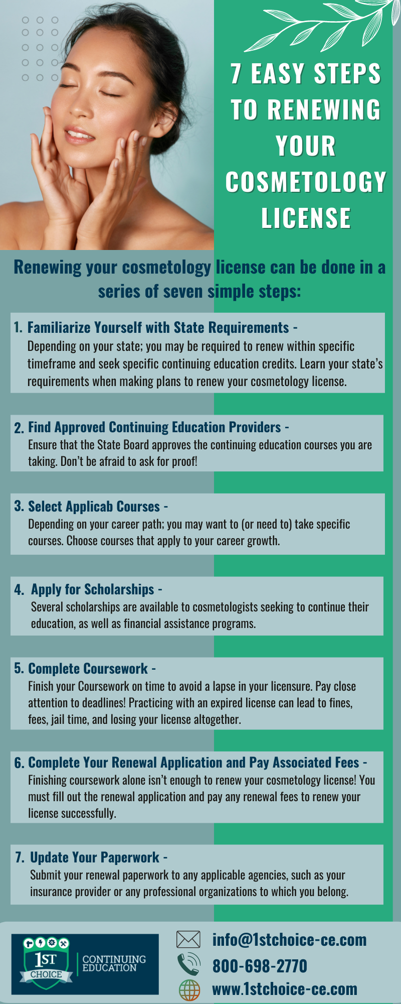 7 Easy Steps to Renewing Your Cosmetology License 1st Choice