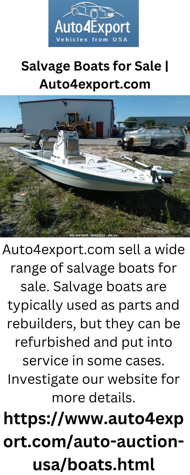 Salvage Cars for Sale  Auto4export.com - Autoexport - Medium