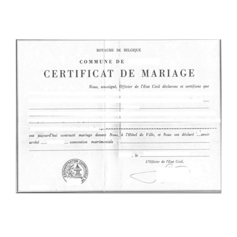 Le mariage et le rôle de l’acte de mariage dans les démarches administratives