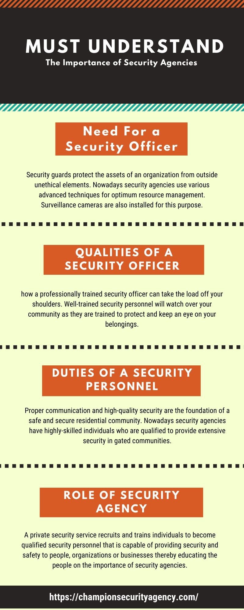 Must Understand The Importance of Security Agencies | by Champion