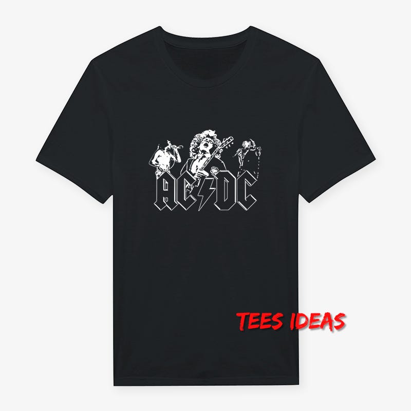AC DC Hard Rock T-Shirt - Tees Ideas - Medium