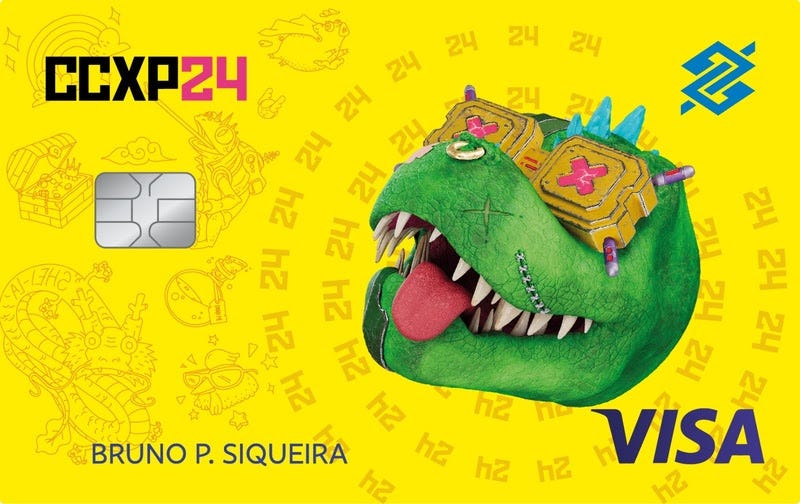Banco do Brasil lança cartão temático da CCXP