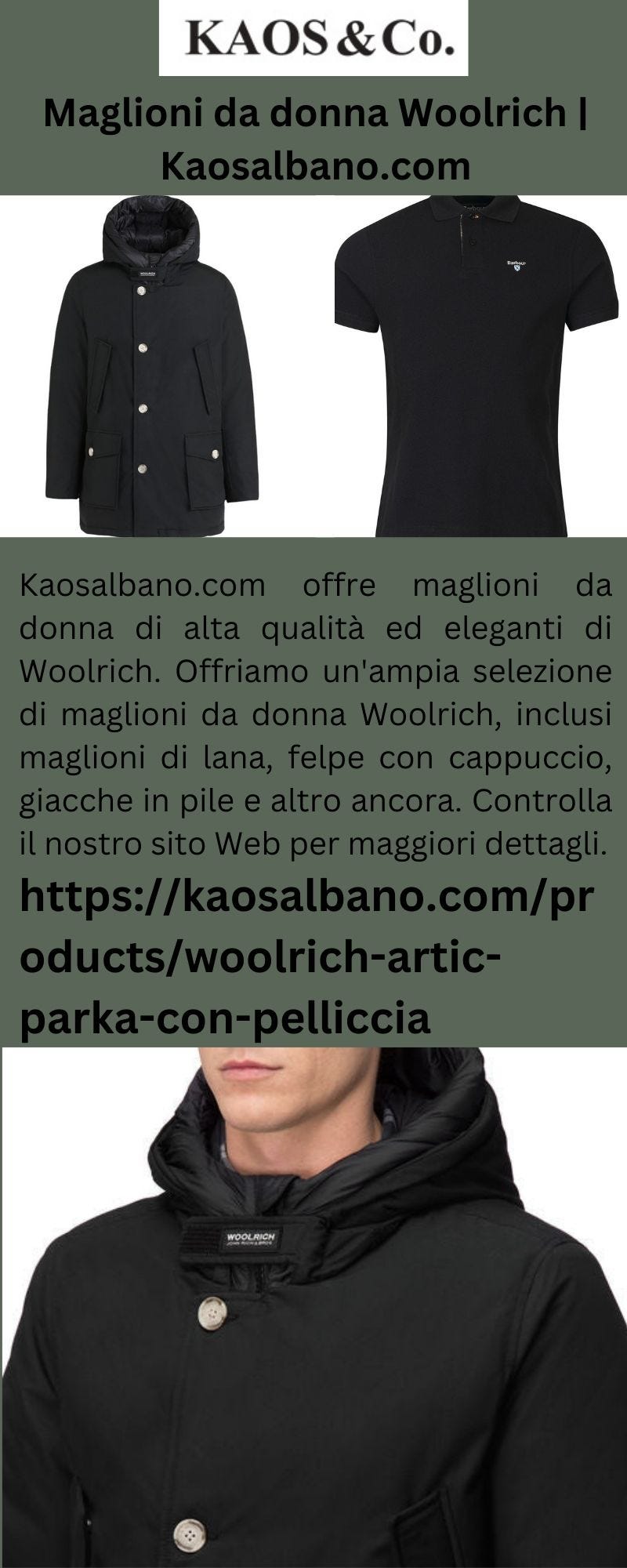 Maglioni da donna Woolrich | Kaosalbano.com - Kaosco - Medium