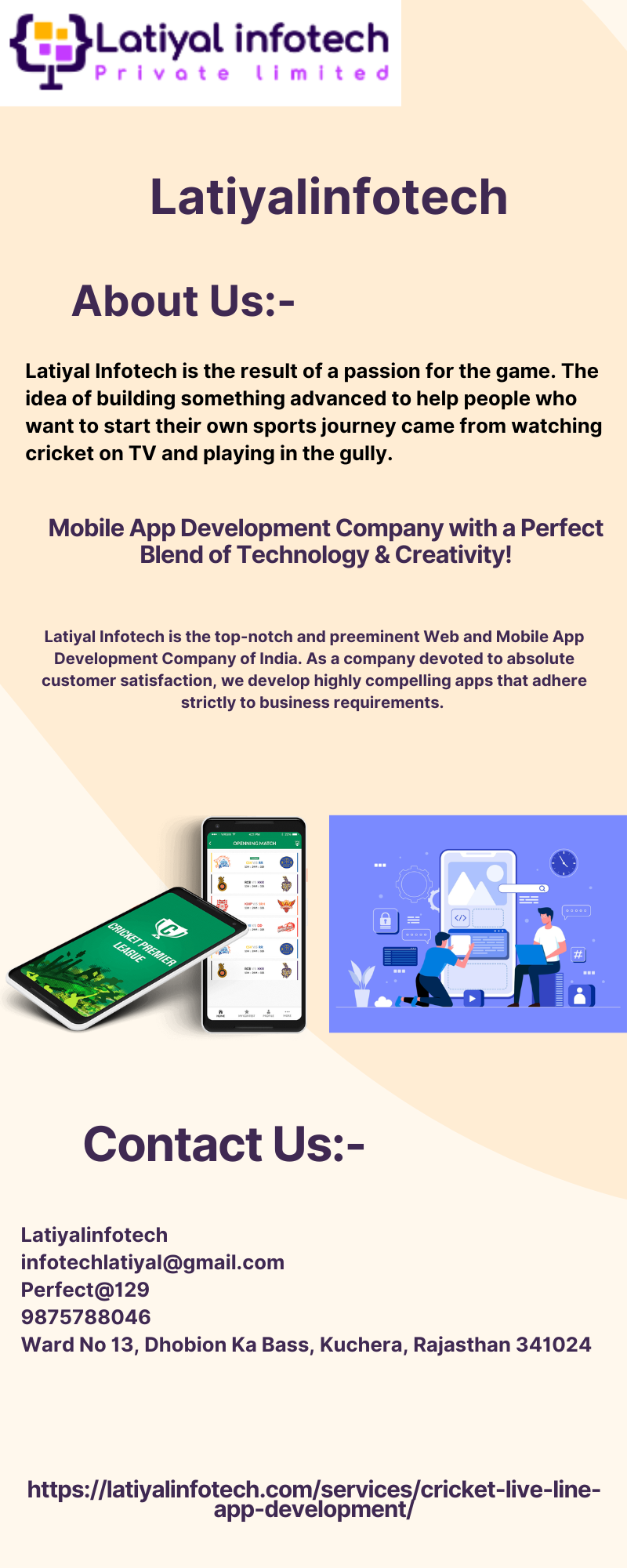 Cricket live line app development Company - Latiyalinfotech