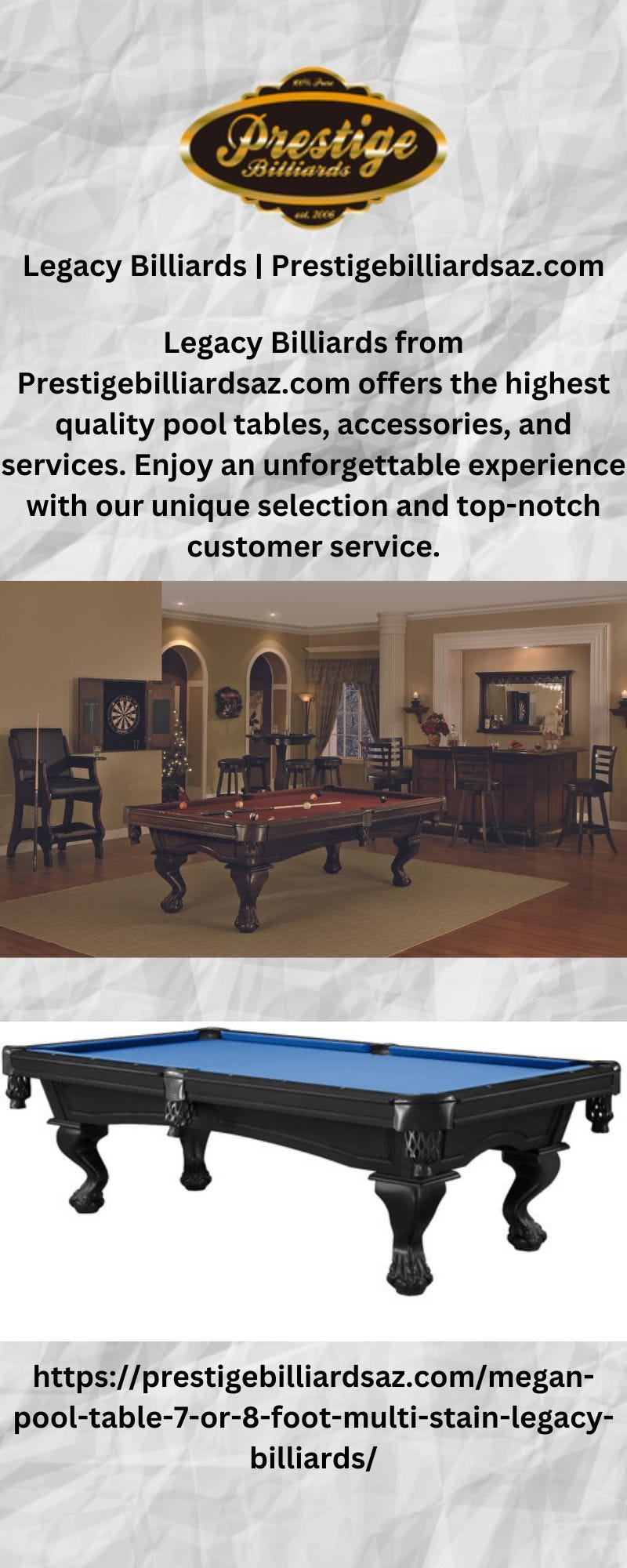 Legacy Billiards prestigebilliardsaz Medium