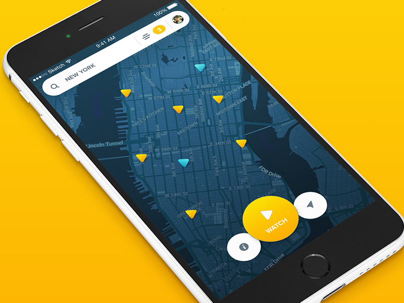 Map/Location UI Inspiration. via Muzli by Muzli Muzli Design Inspiration