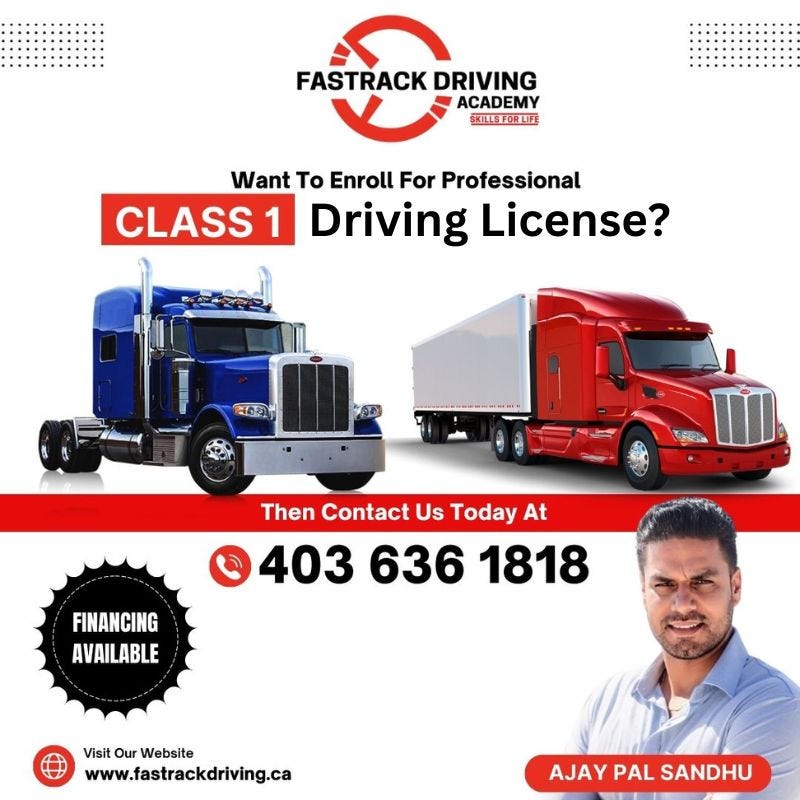 Class 1 Driver License Calgary NE Vehicles That Truckers Drive by