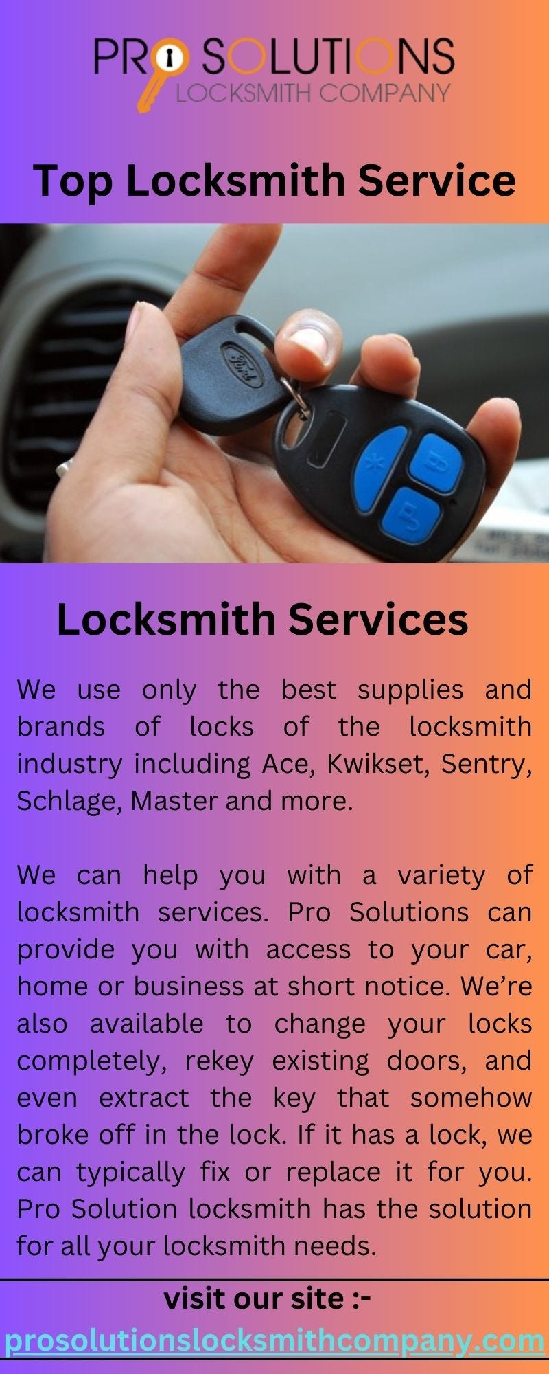 Professional Emergency Locksmith - Pro solution Locksmith - Medium