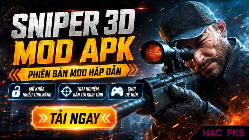 Sniper 3D MOD APK Vô Hạn Tiền Xu