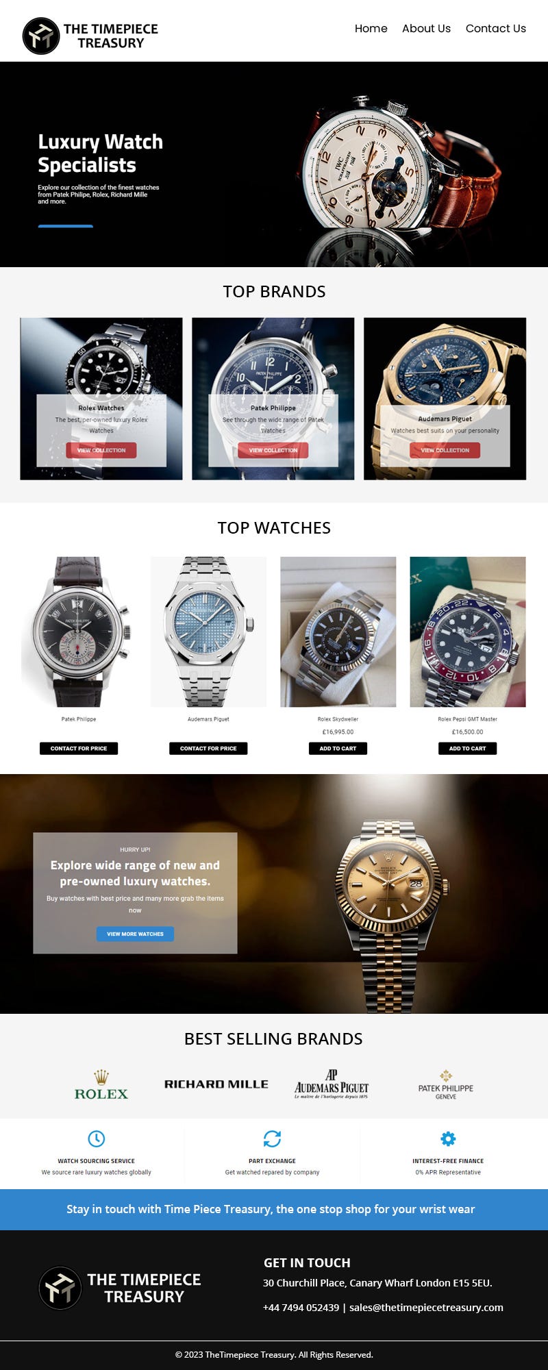 Top 30 Luxury Watch Brands 2023