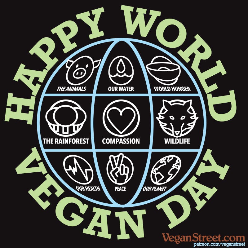 Thirty Days of New Vegan Tips for World Vegan Month by Marla Rose