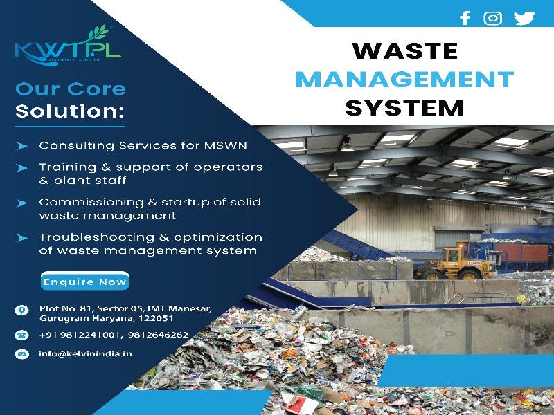 Waste Management System. A waste management system is a process… by