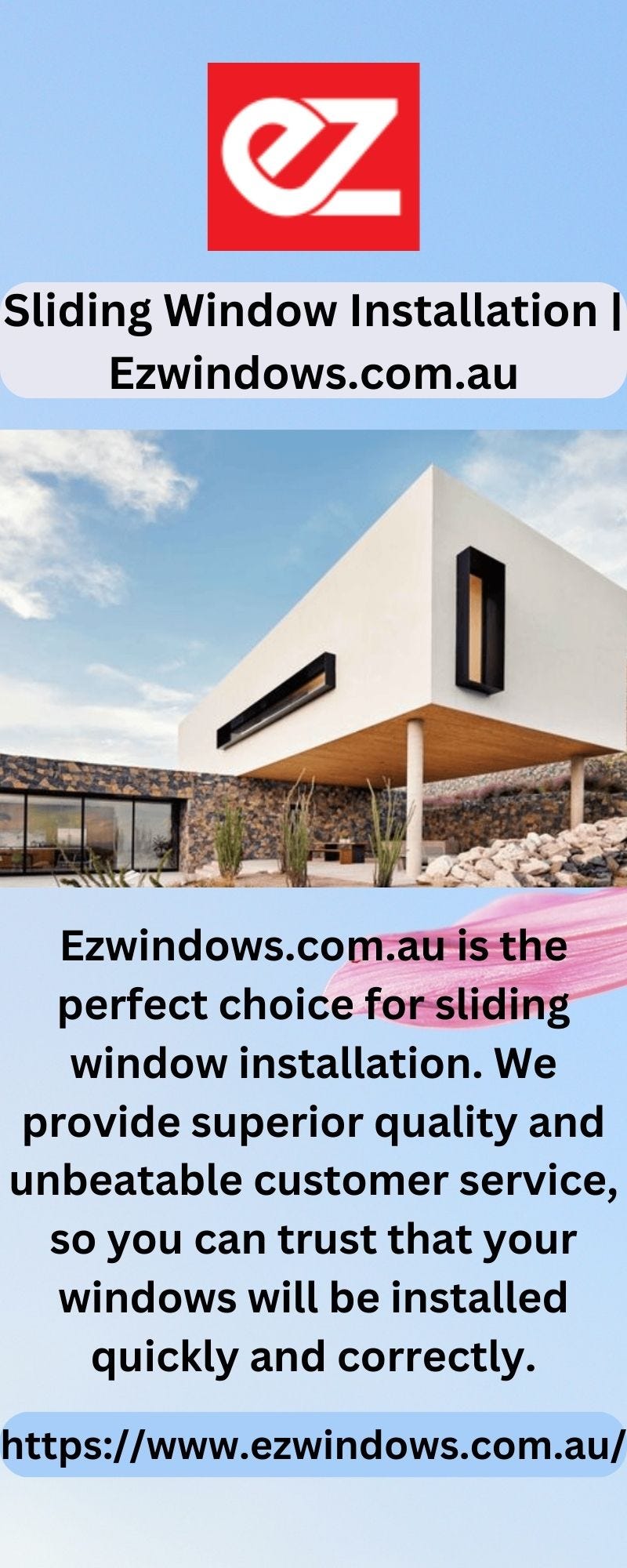 Sliding Window Installation EZ Windows Medium