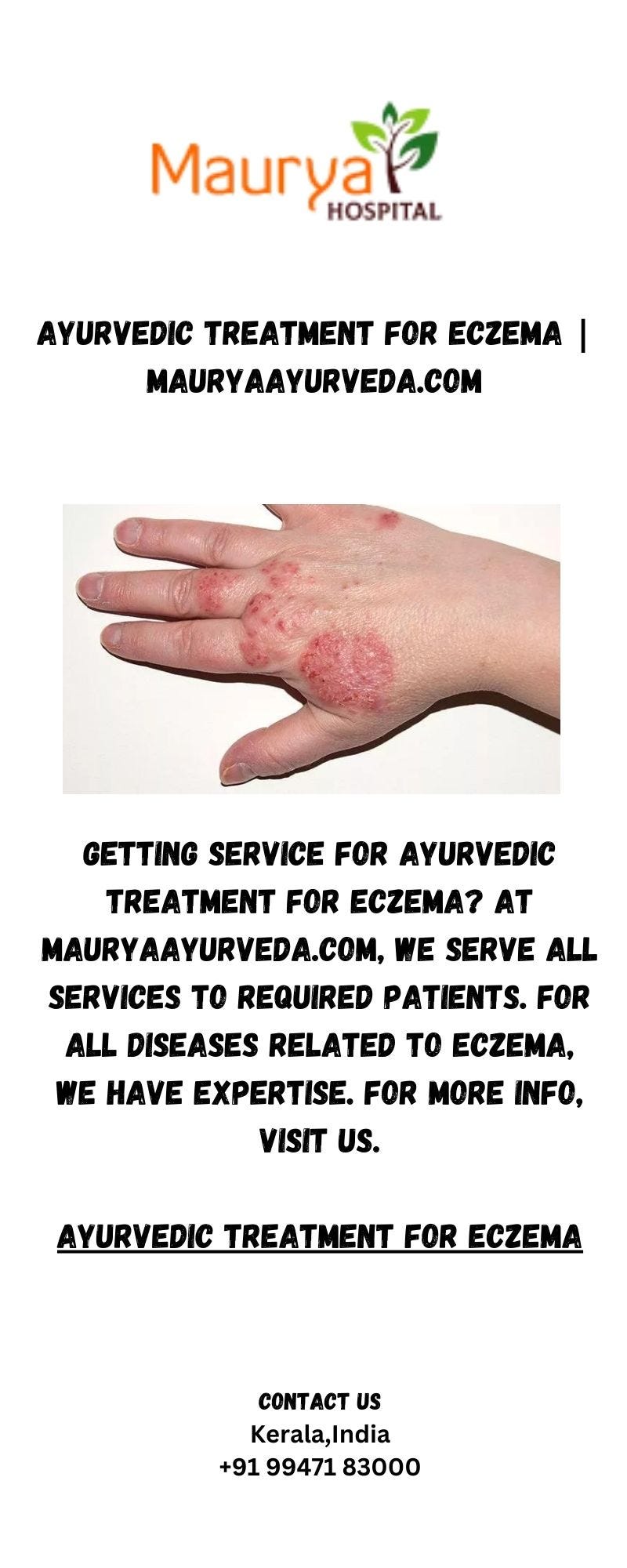 Ayurvedic Treatment for Eczema