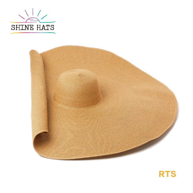 Beach wide Brim Hat Shine hats Shinehats Medium