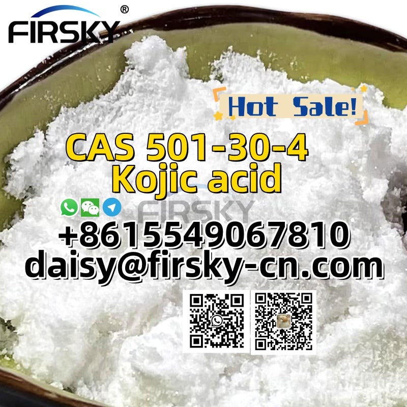 CAS 501–30–4 Kojic acid WhatsApp +8615549067810 | by Daisy | Nov, 2023 ...